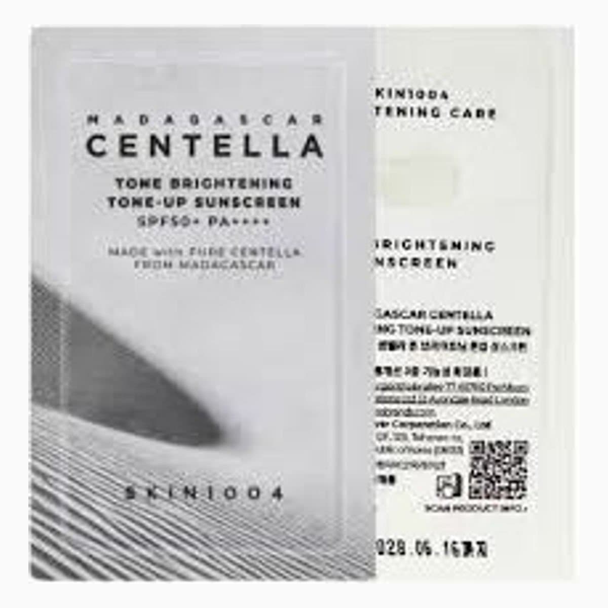 (Sachets) SKIN1004 Madagascar Centella Tone Brightening Tone-Up Sunscreen 1.5ml