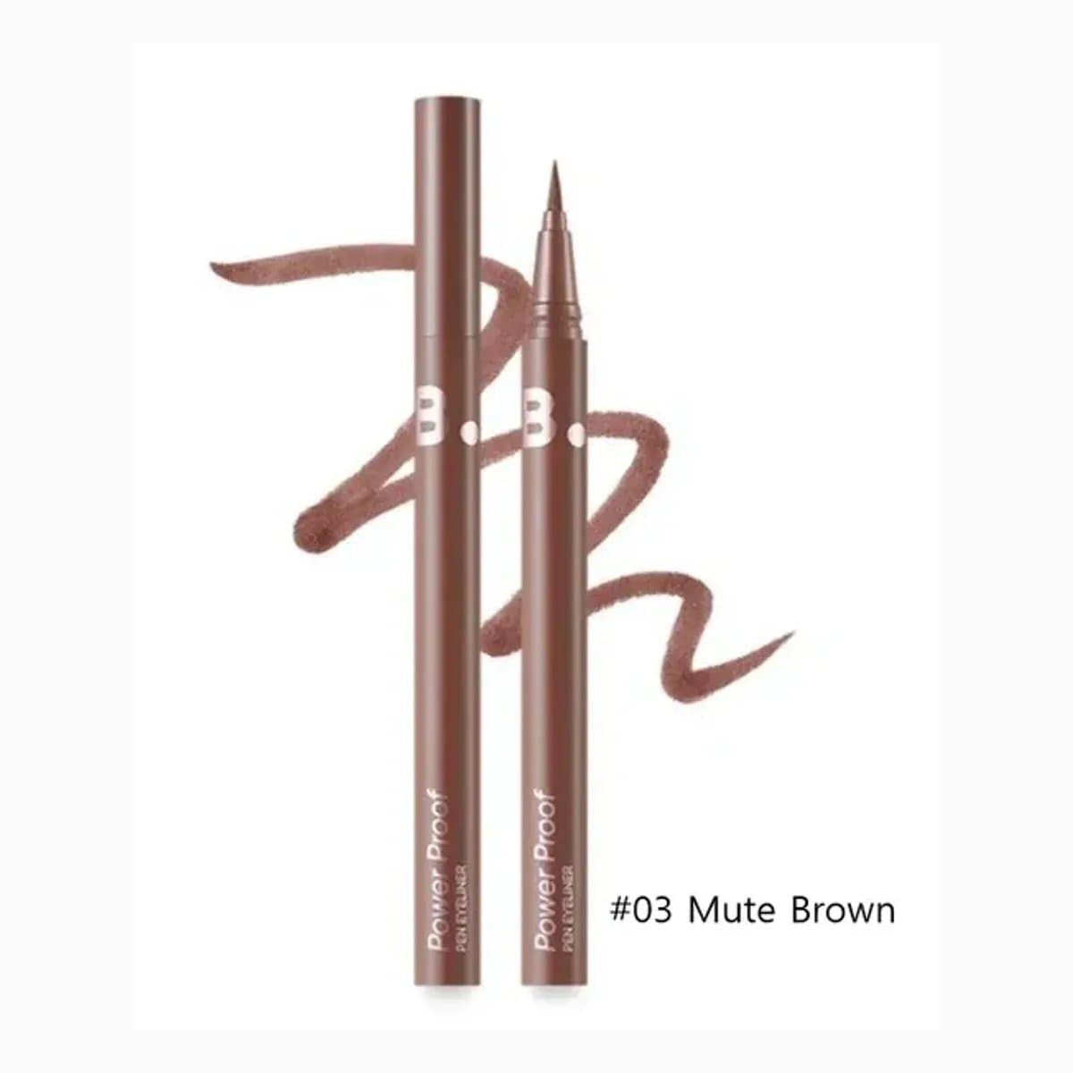 B. by BANILA Power Proof Pen Eyeliner-03 Mute Brown-0.4G