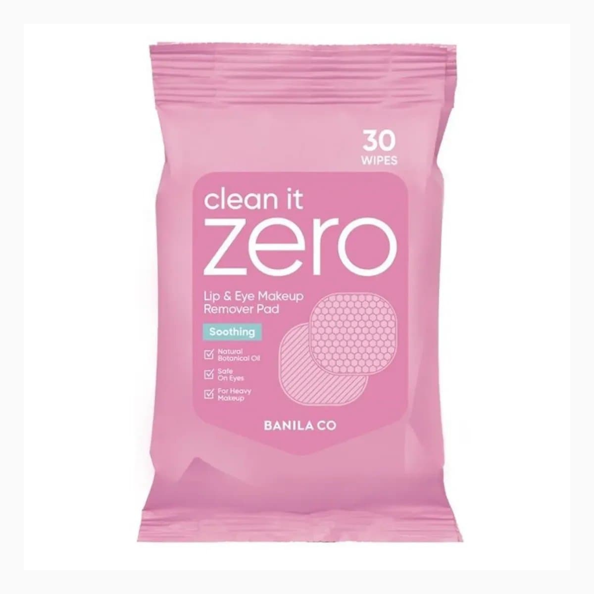 [R] BANILA CO Clean it Zero Soothing Lip & Eye Remover Pad-30ea/60G