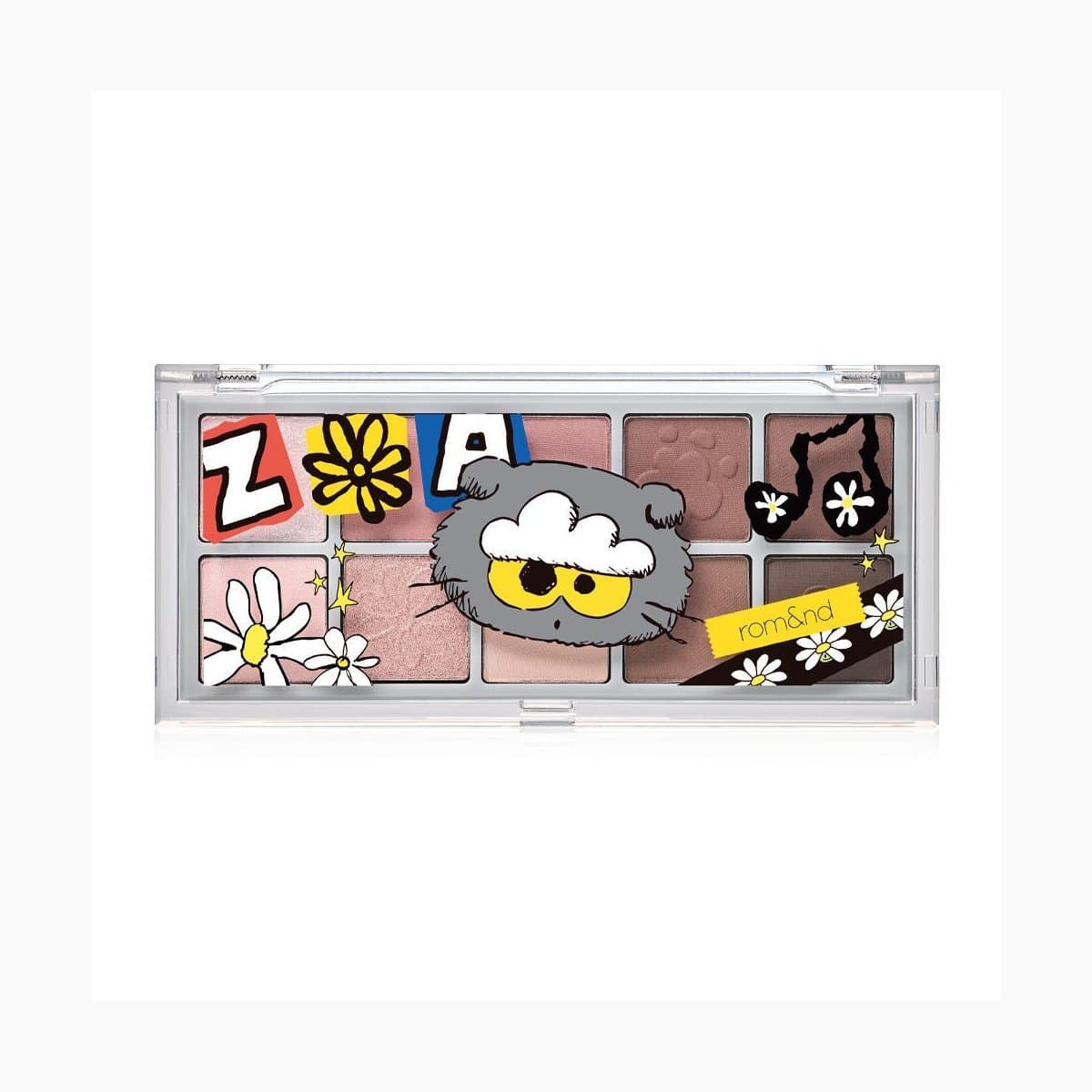 rom&nd X ZO&FRIENDS BETTER THAN PALETTE 15 KITTEN CLOUD GARDEN