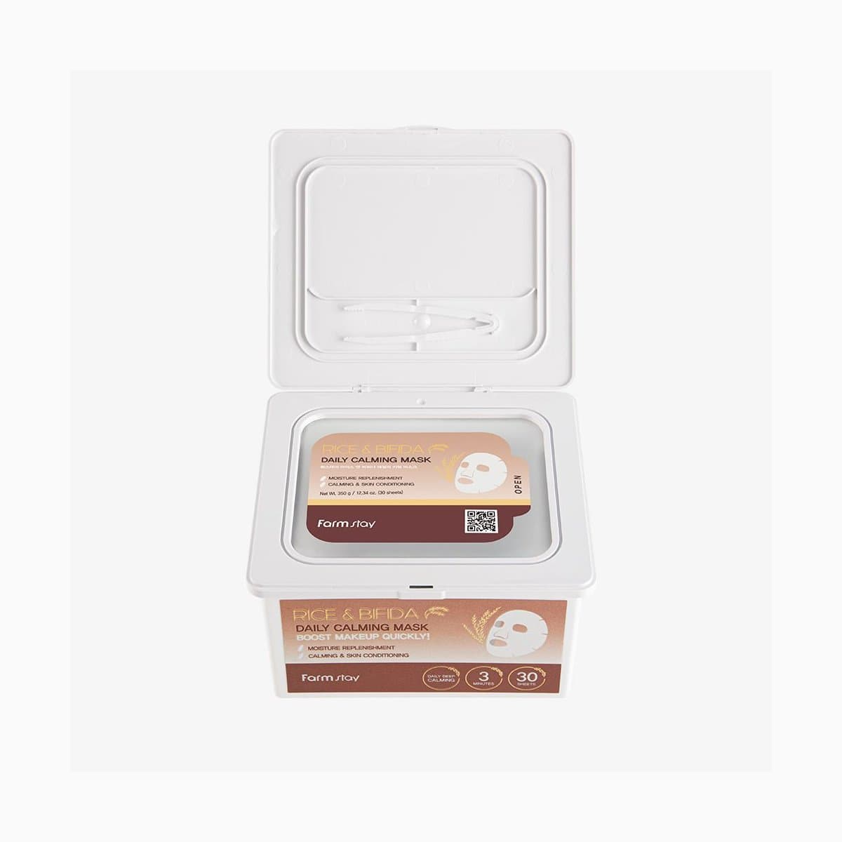 FARMSTAY RICE & BIFIDA DAILY CALMING MASK