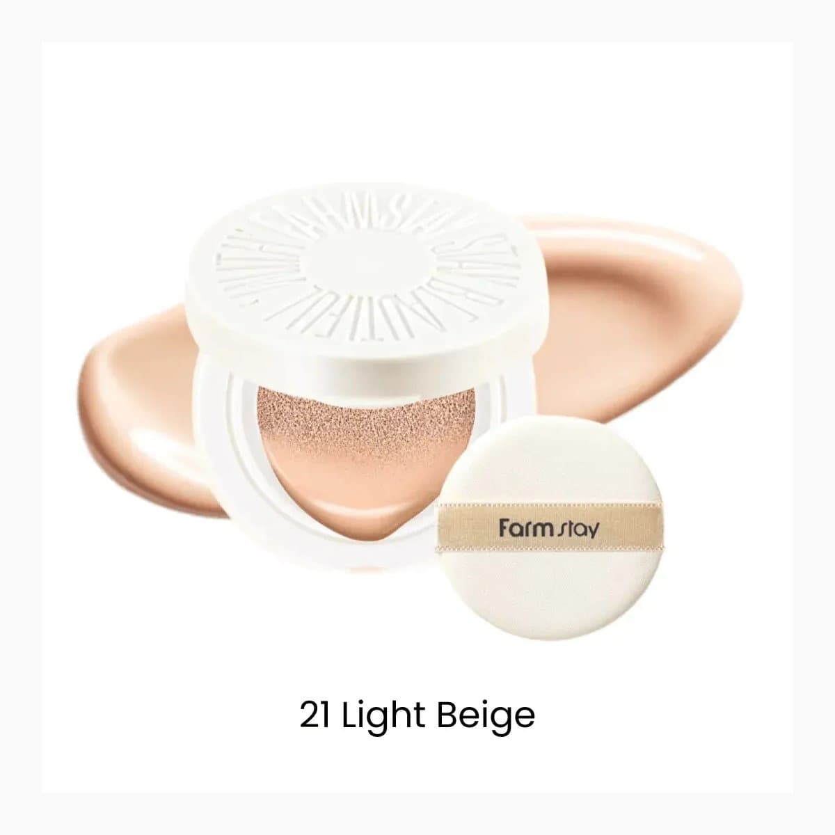 FARMSTAY BLUR FIT CUSHION 21 LIGHT BEIGE