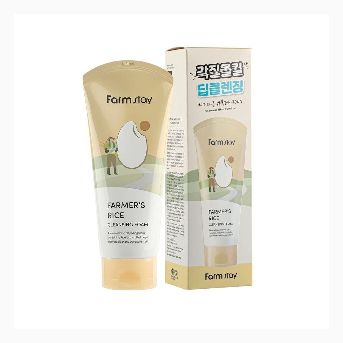 FARMSTAY FARMERS RICE CLEANSING FOAM