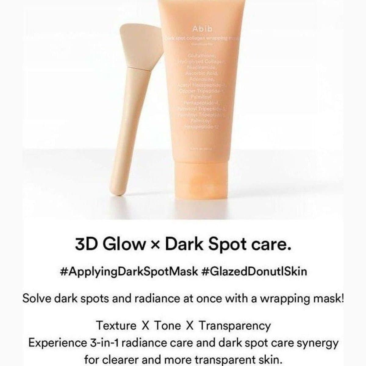 Abib Dark spot collagen wraping mask
Glutathione film
