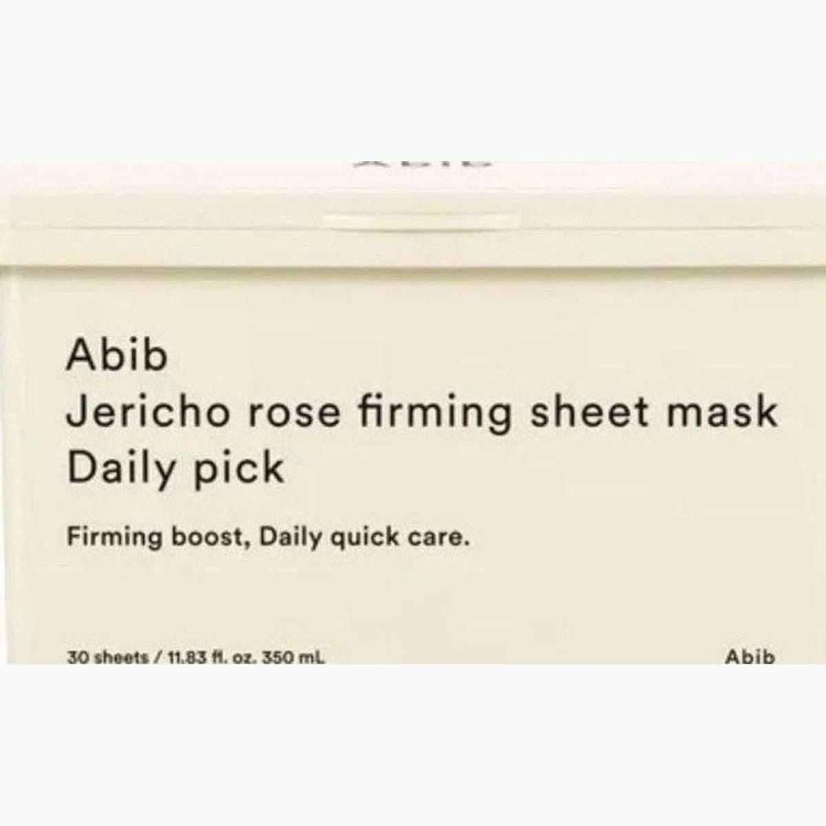 Abib Jericho rose firming sheet mask 
Daily pick