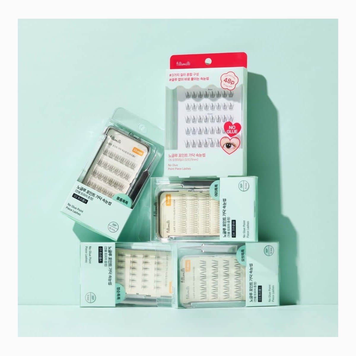 Fillimilli POINT PIECE LASHES 08 CLEAR DAILY
