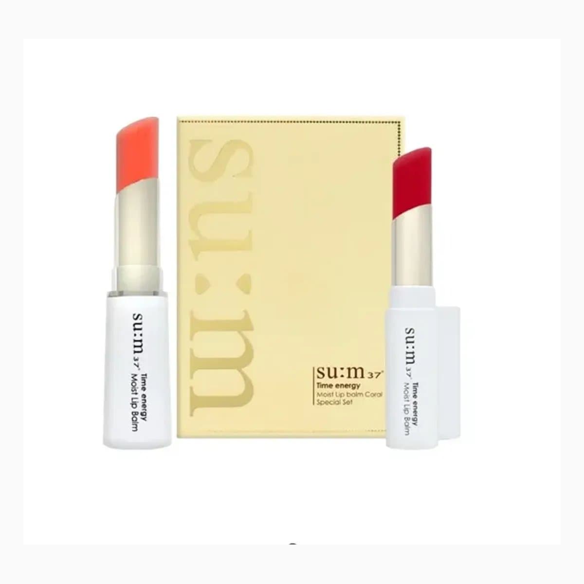su:m37° Time Energy Moist Lip Balm – Coral
