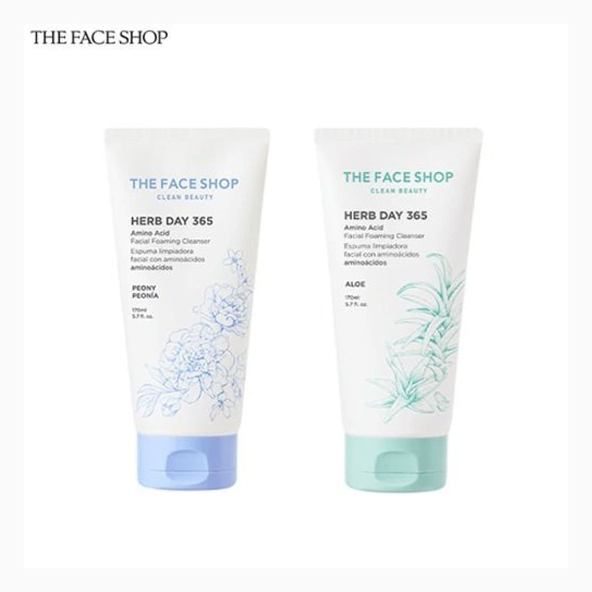 TFS HERB DAY AMINO-ACID FOAM ALOE (VEGAN)