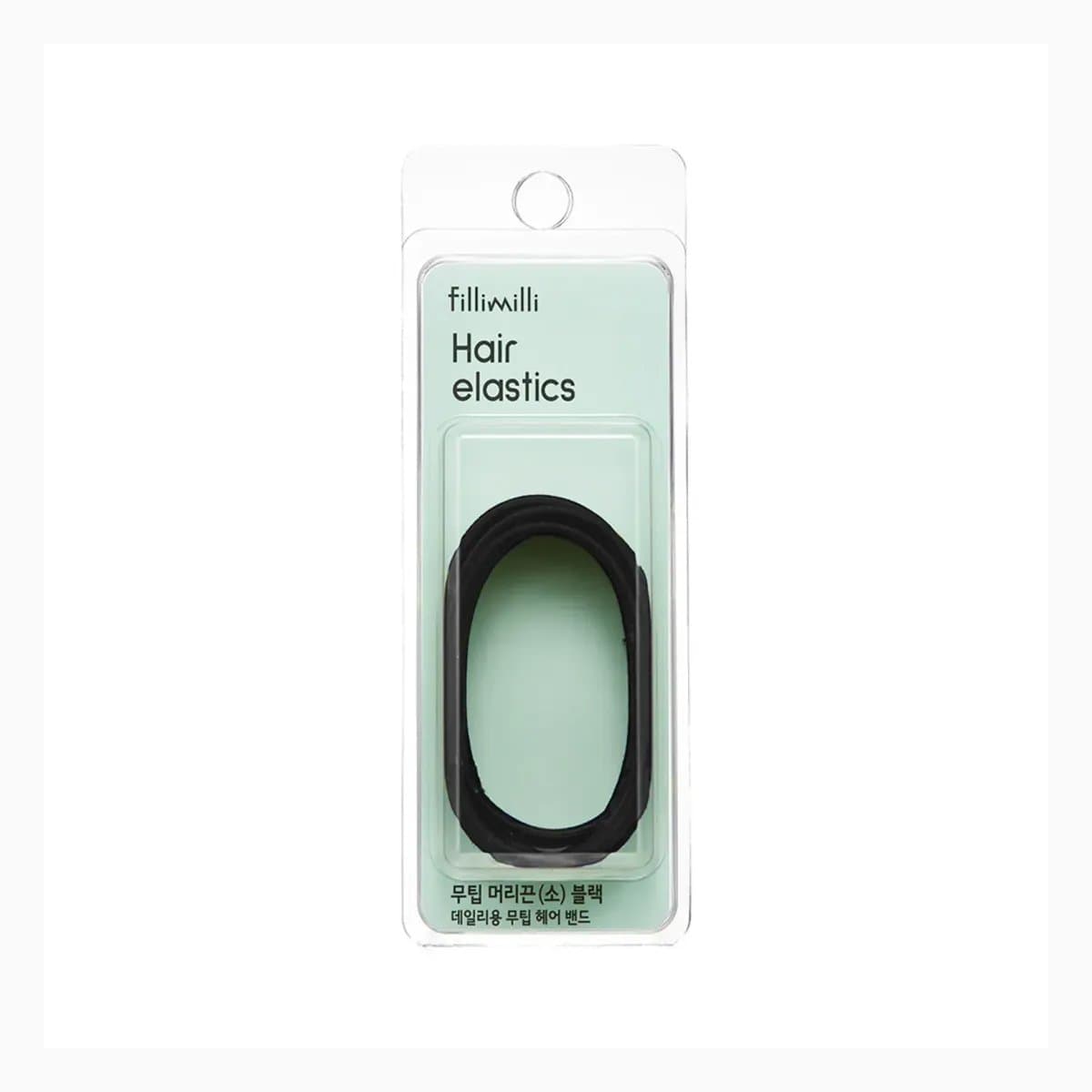 Fillimilli Hair Elastics(S) Black 6P_N