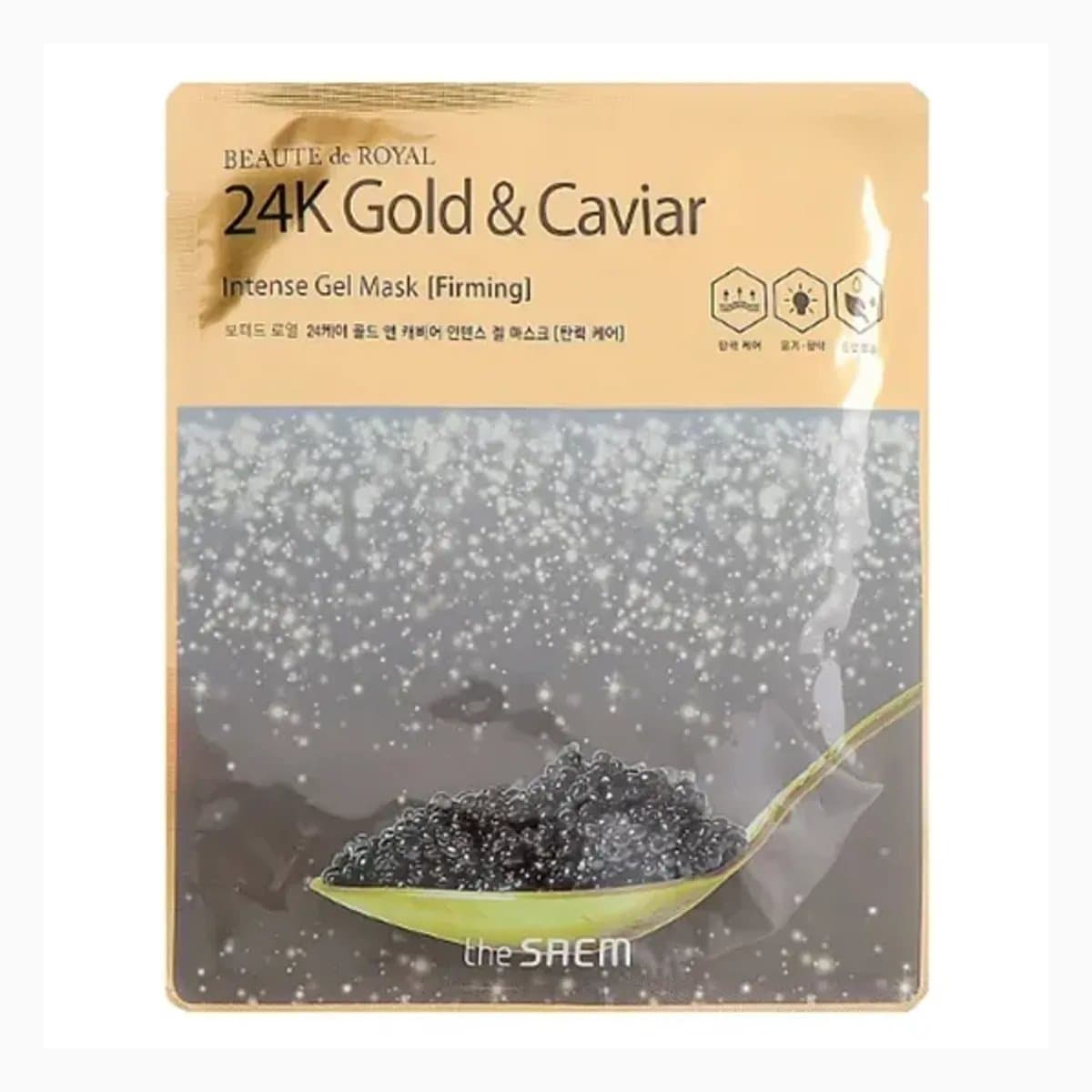 Beaute de Royal 24K Gold & Caviar Intense Gel Mask