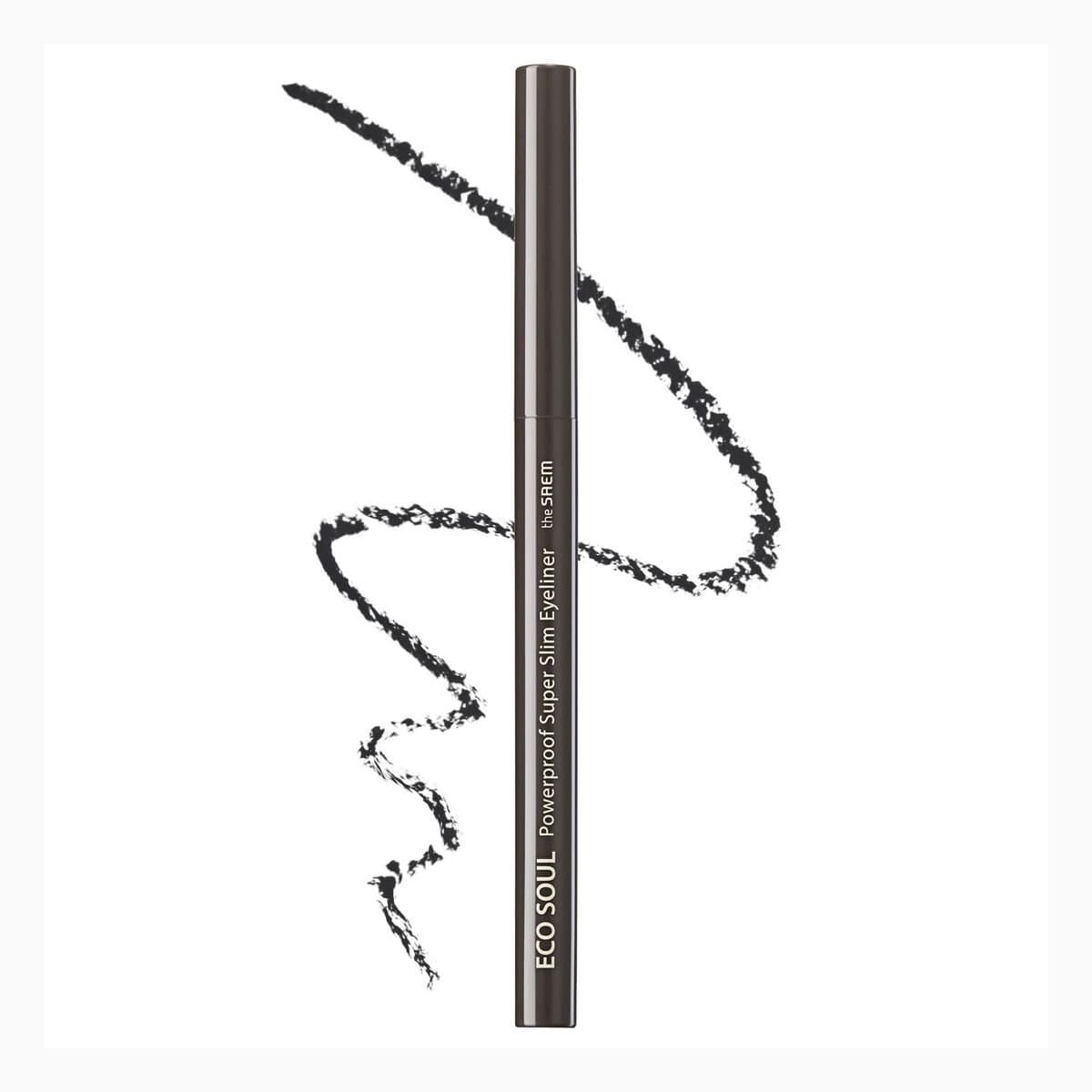 Eco Soul Powerproof Super Slim Eyeliner BK02 Ash Black
