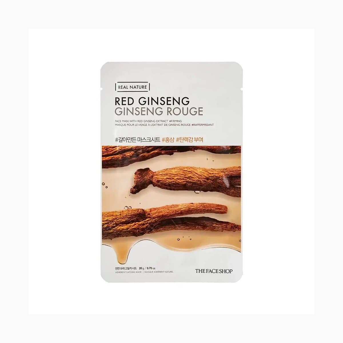 REAL NATURE.RED GINSENG FACE MASK