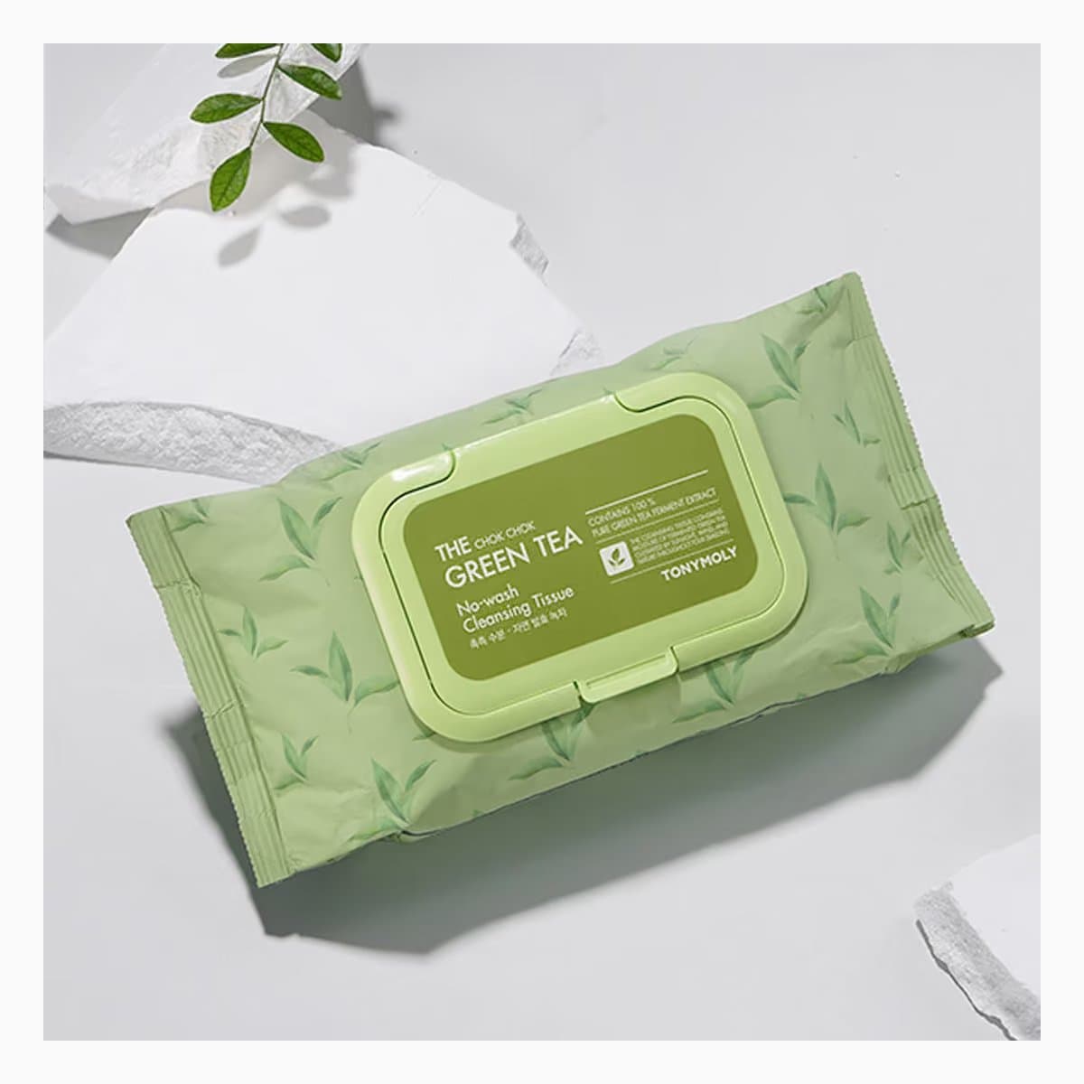 THE CHOK CHOK GREEN TEA CLEANSING TISSUE