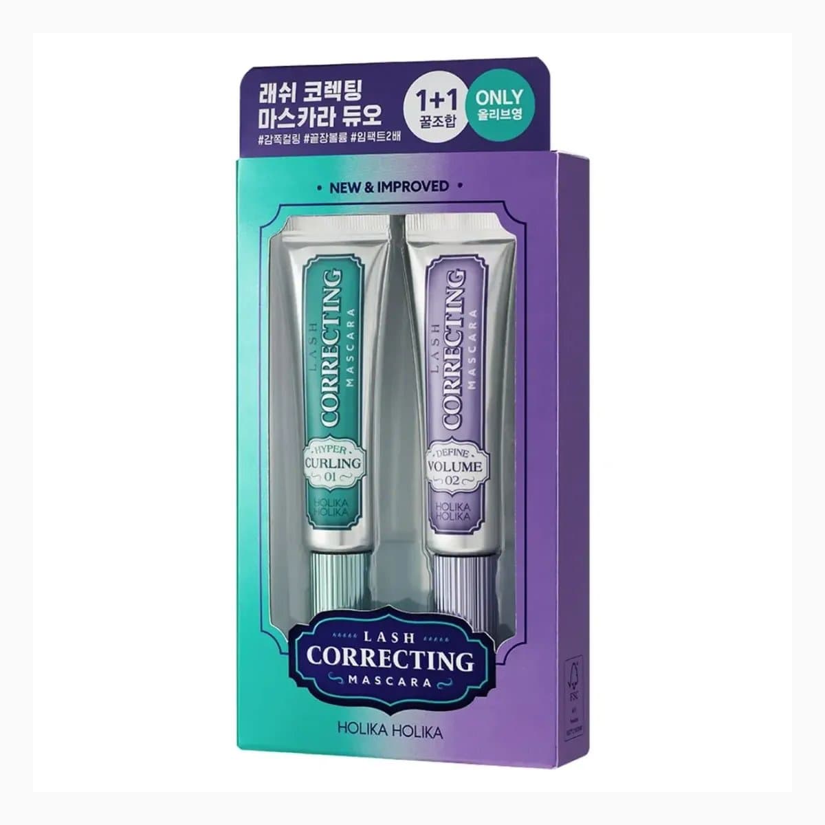Lash Correcting Mascara EX Special Combo Limited Edition 03 (Curling + Volume)