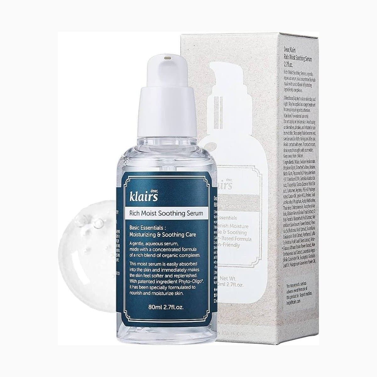 Dear, Klairs Rich Moist Soothing Serum 80 mL