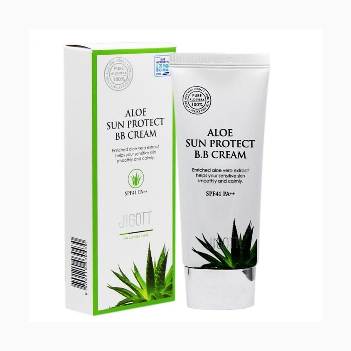 JIGOTT ALOE SUN PROTECT B.B CREAM SPF41 PA++