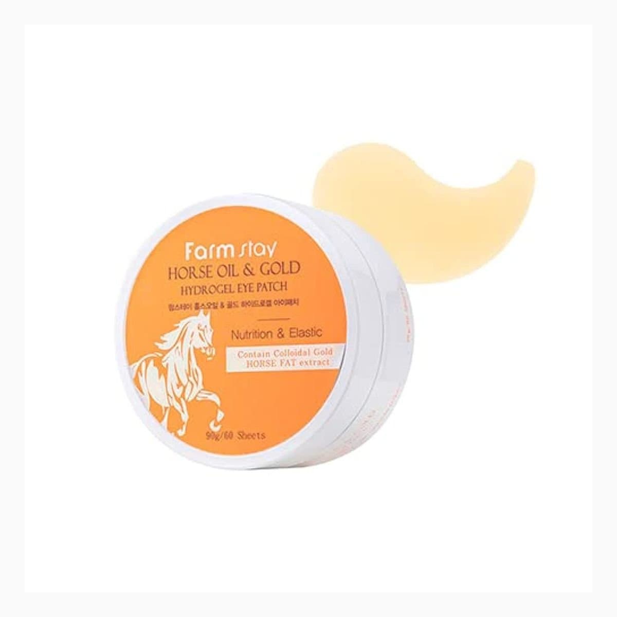 FARMSTAY HORSE OIL&GOLD HYDROGEL EYE PATCH