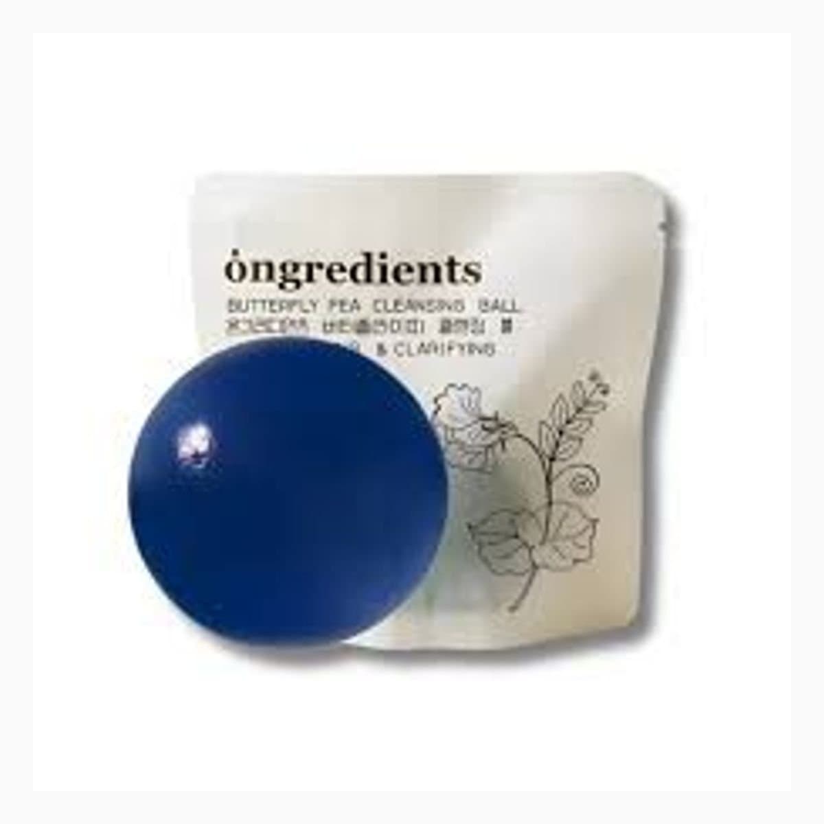 ONGREDIENTS Butterfly Pea Cleansing Ball