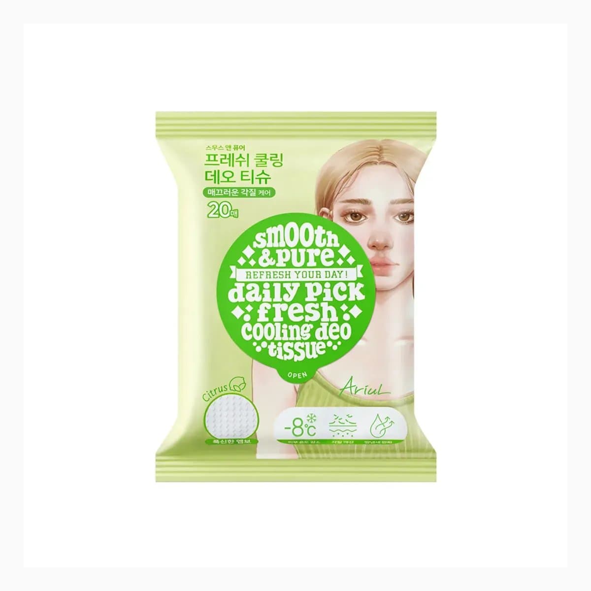 Ariul Smooth & Pure Fresh Cooling Deo Tissue
