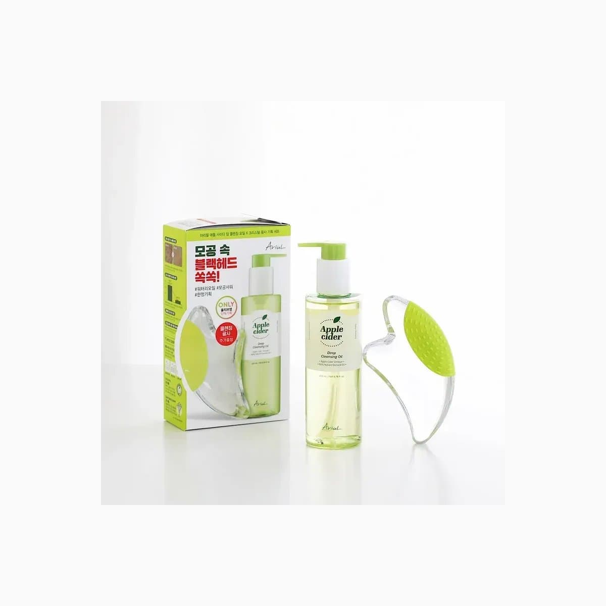 Ariul Apple Cider Deep Cleansing Oil X Crystal Massager Set