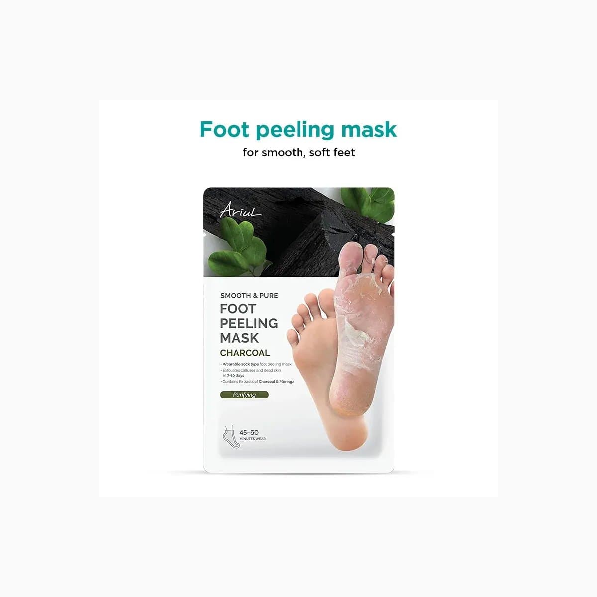Ariul Smooth & Pure Foot Peeling Mask Purifying 2pairs/box
