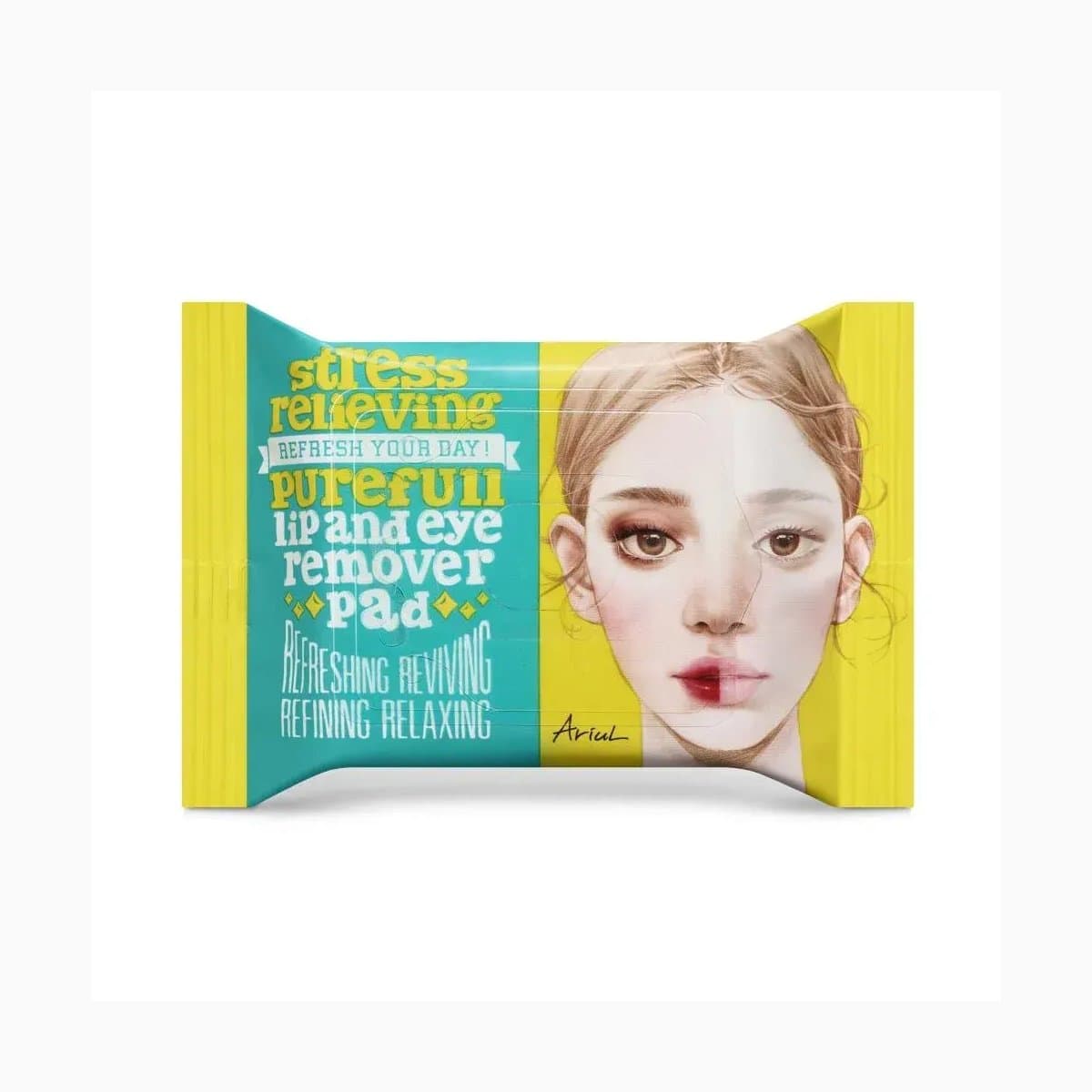 Ariul Stress Relieving Purefull Lip and Eye Remover Pad 30pads