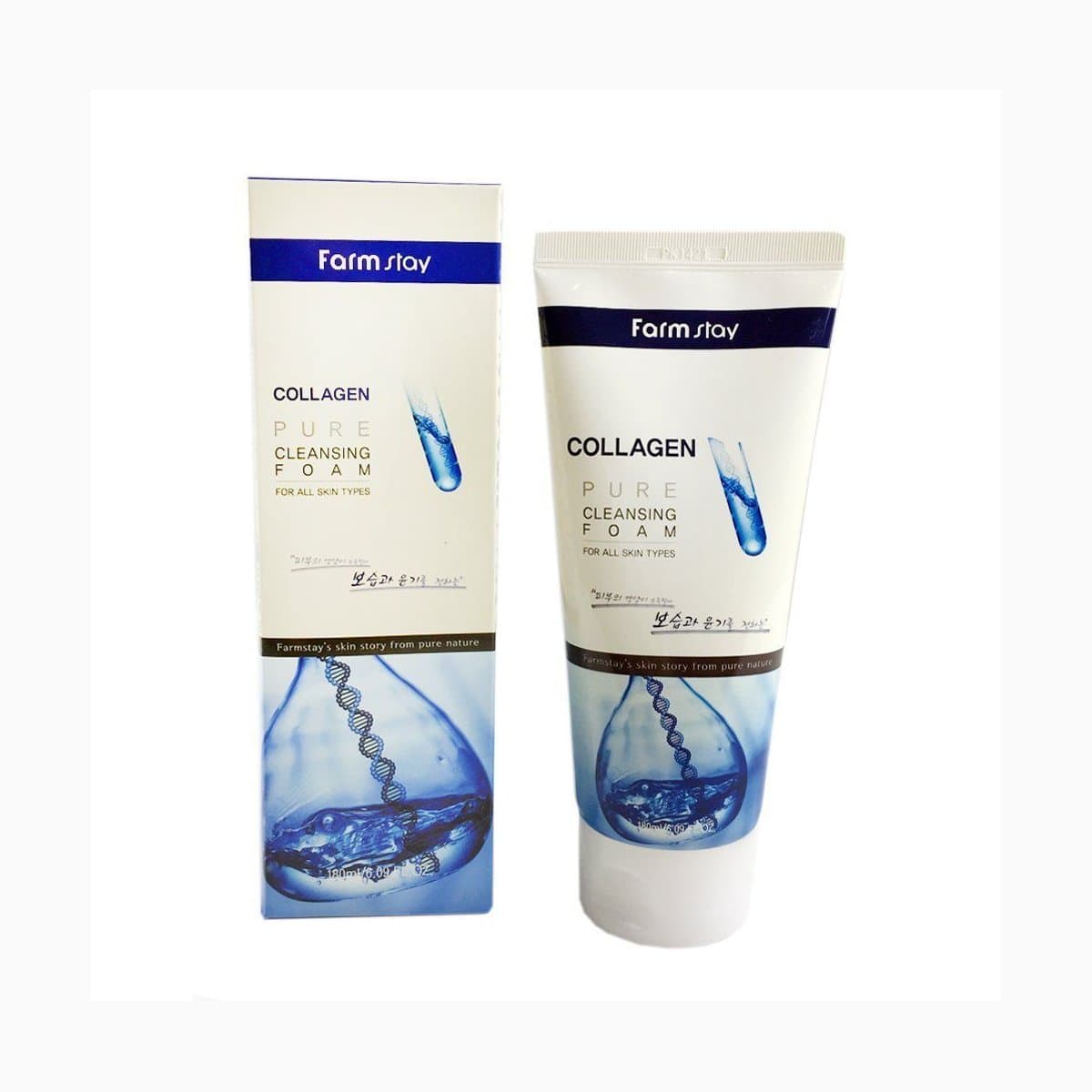 FARMSTAY COLLAGEN PURE CLEANSING FOAM
