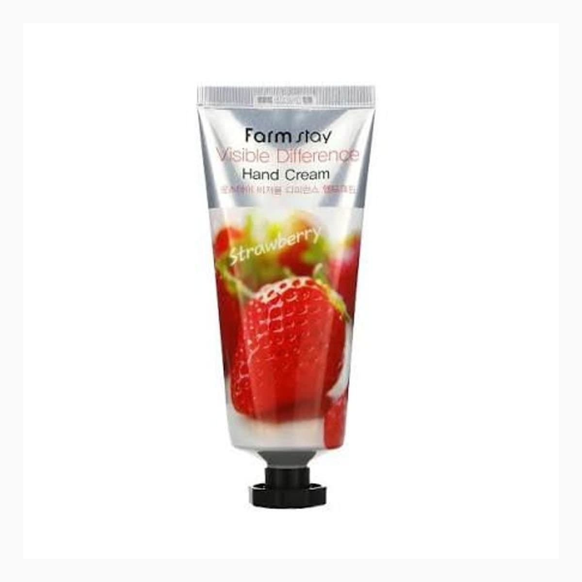 FARMSTAY VISIBLE DIFFERENCE HAND CREAM STRAWBERRY