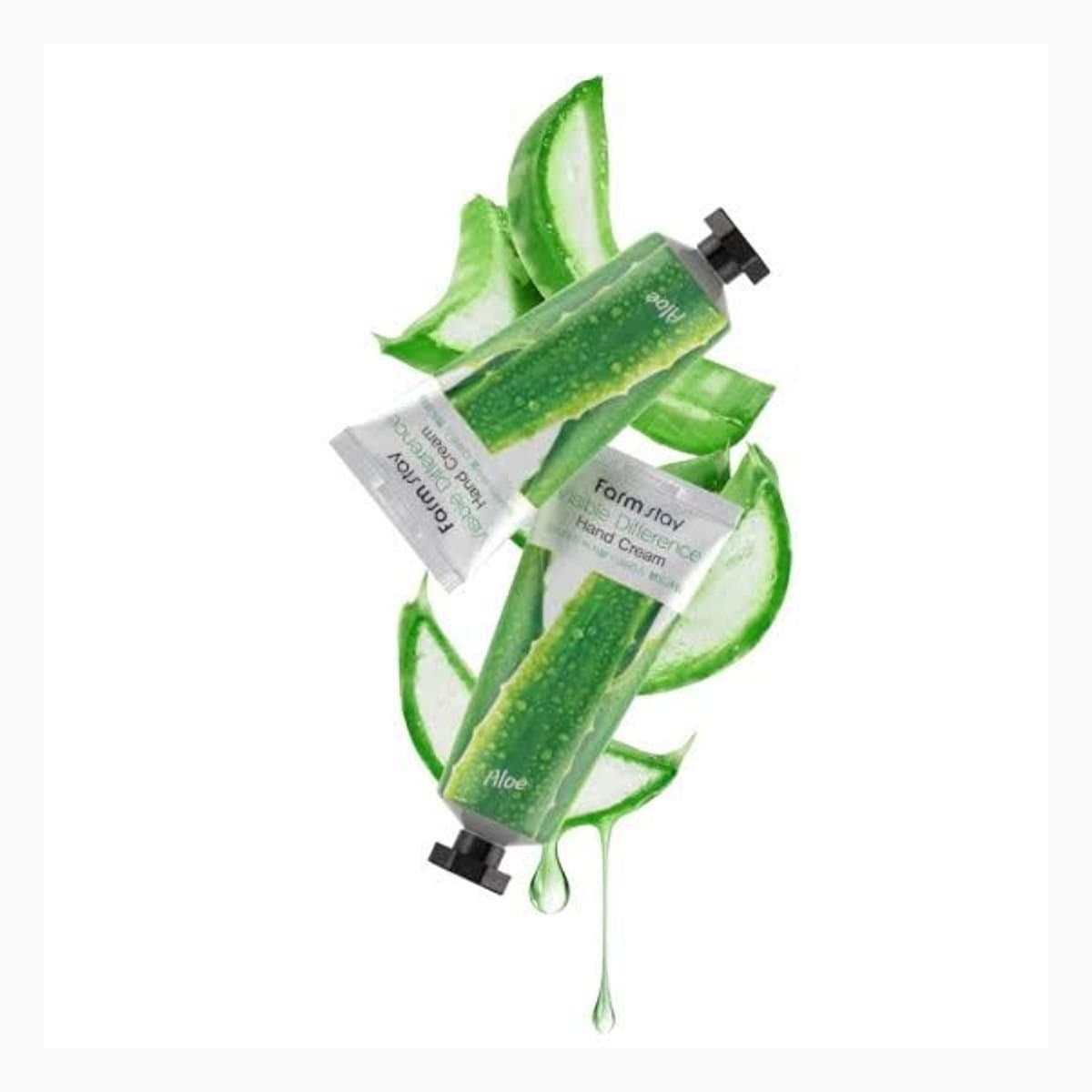 FARMSTAY VISIBLE DIFFERENCE HAND CREAM ALOE
