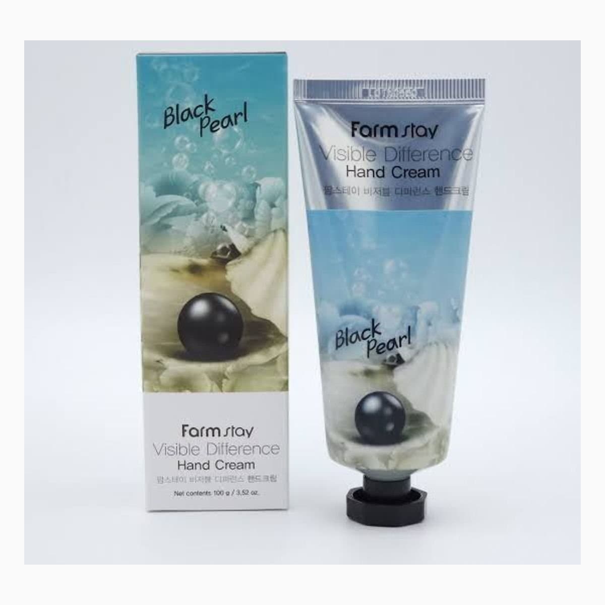 FARMSTAY VISIBLE DIFFERENCE HAND CREAM BLACK PEARL