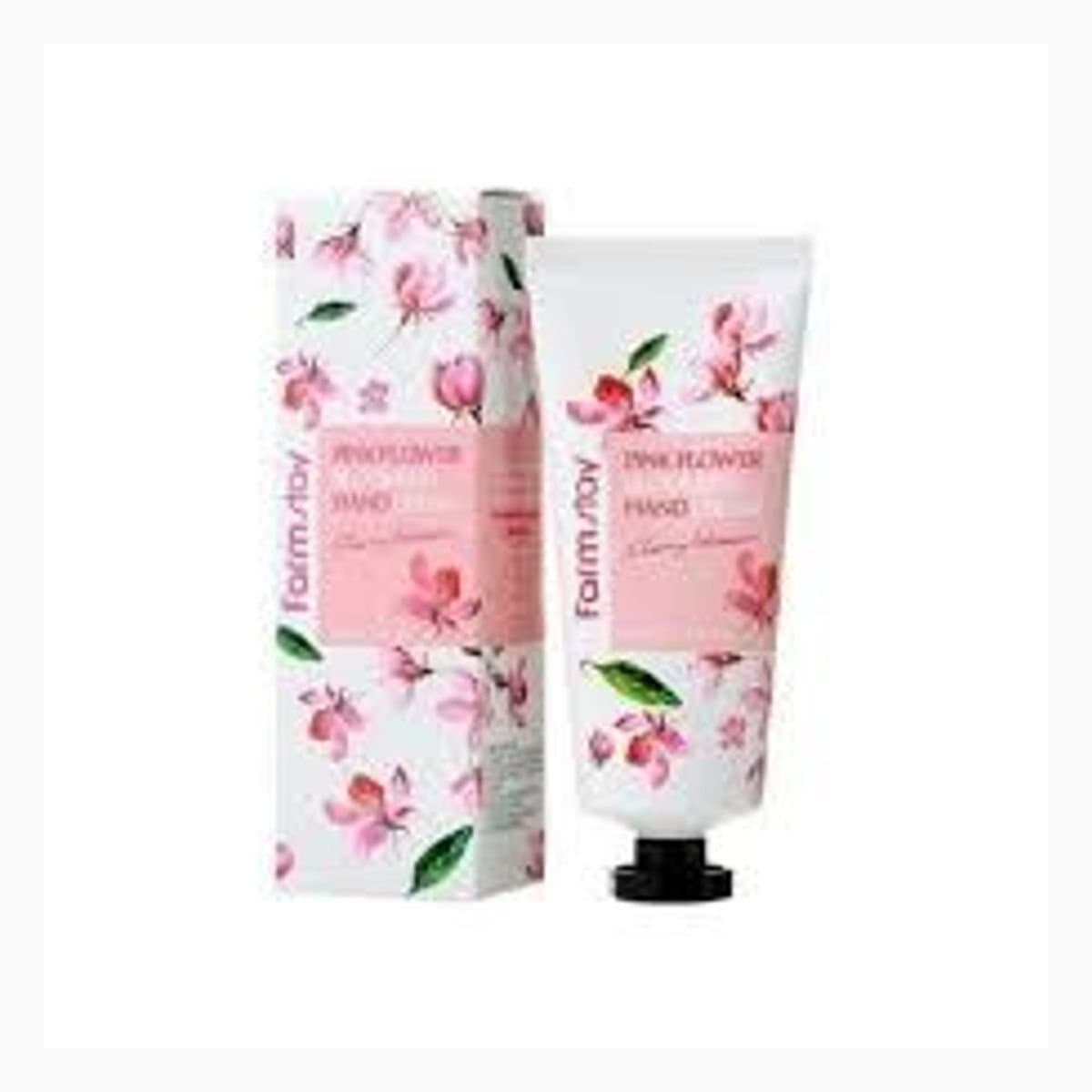 FARMSTAY PINK FLOWER BLOOMING HAND CREAM CHERRY BLOSSOM