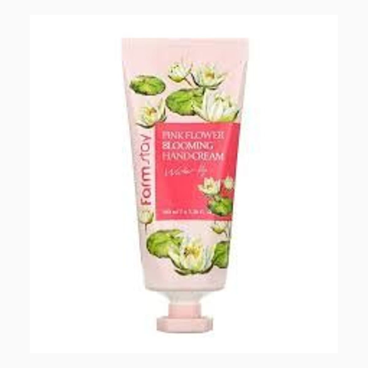 FARMSTAY PINK FLOWER BLOOMING HAND CREAM WATER LILY
