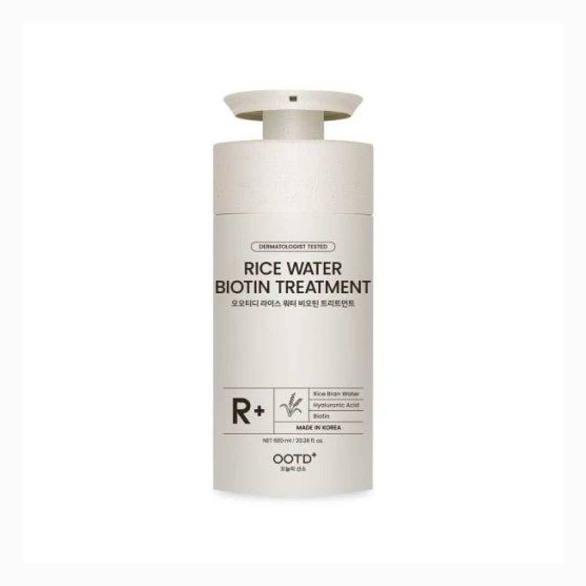#OOTD 
 Rice Water Biotin Treatment