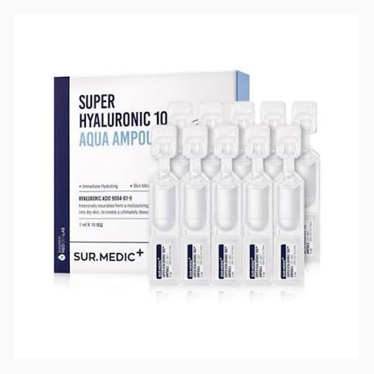 SUR.MEDIC+
 SUPER HYALURONIC 100TM AQUA AMPOULE