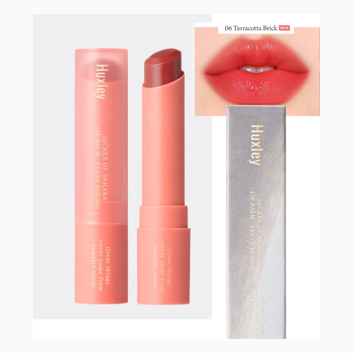 LIP BALM ; LEAVE BEHIND 6 TERRACOTTA BRICK