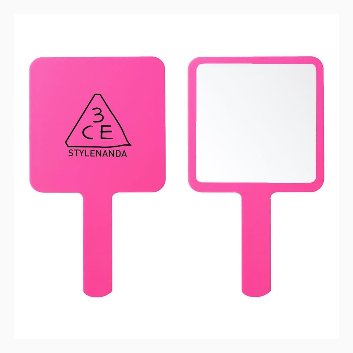 3CE SQUARE MINI HAND MIRROR #PINK