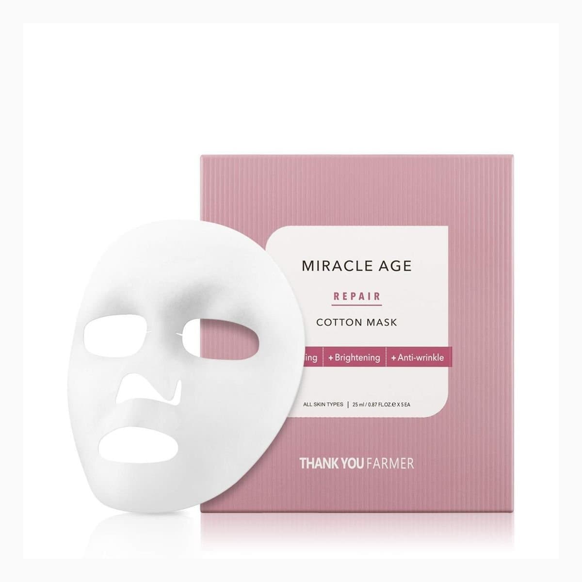 THANK YOU FARMER Miracle Age Repair Cotton Mask 1pc