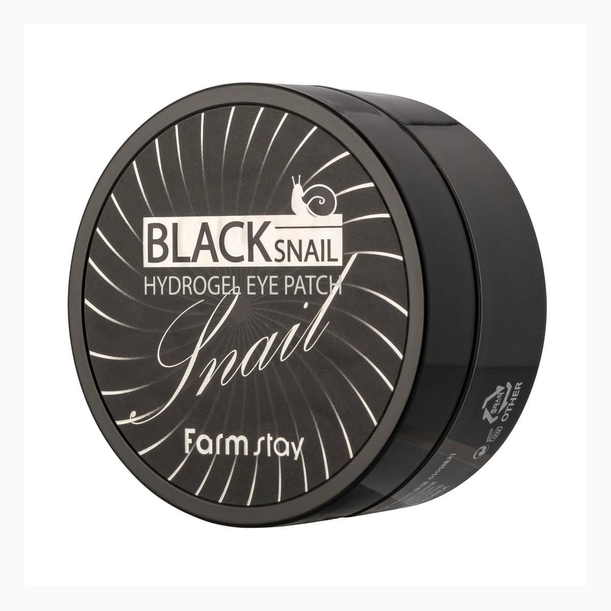 FARMSTAY BLACK SNAIL HYDROGEL EYE PATCH