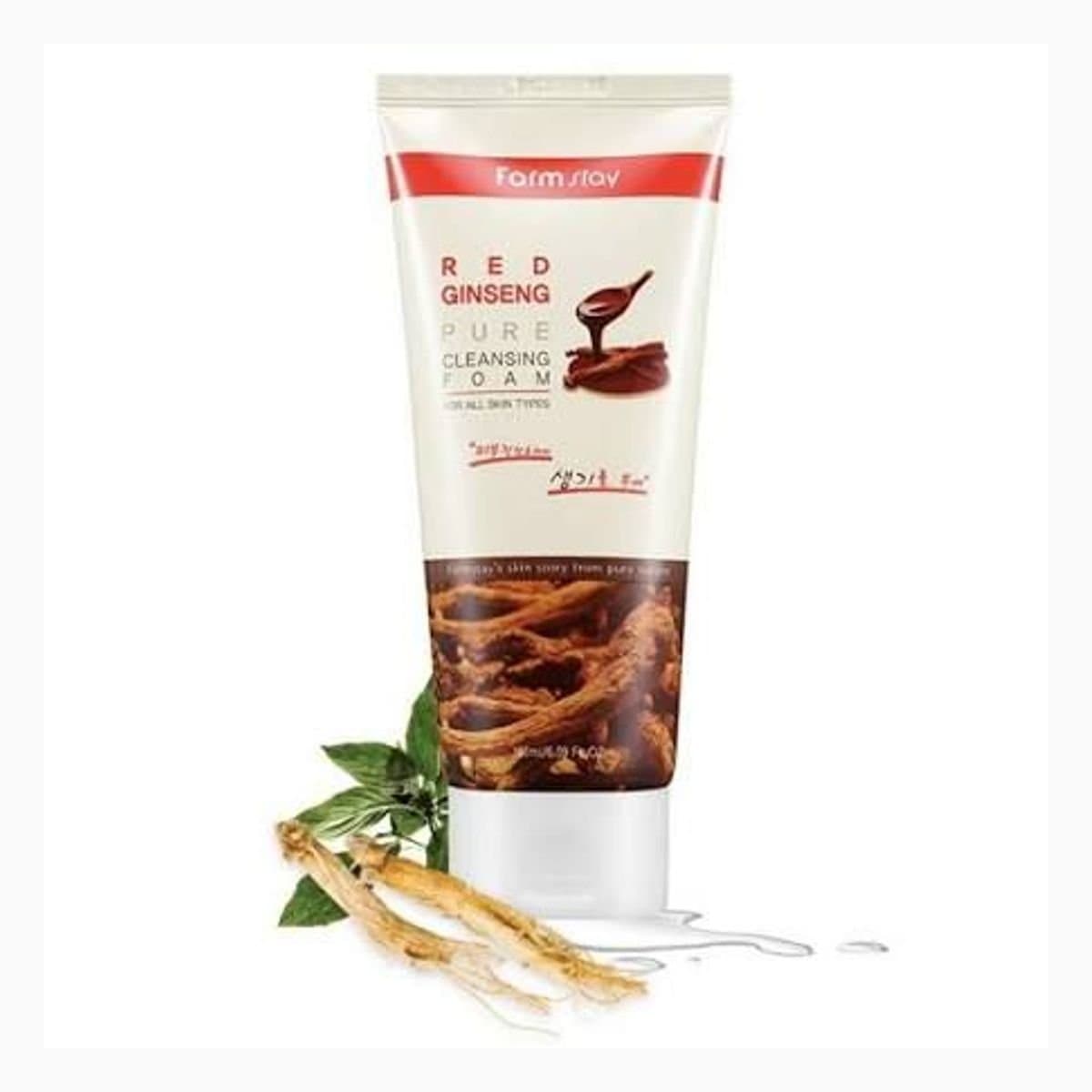 FARMSTAY RED GINSENG PURE CLEANSING FOAM