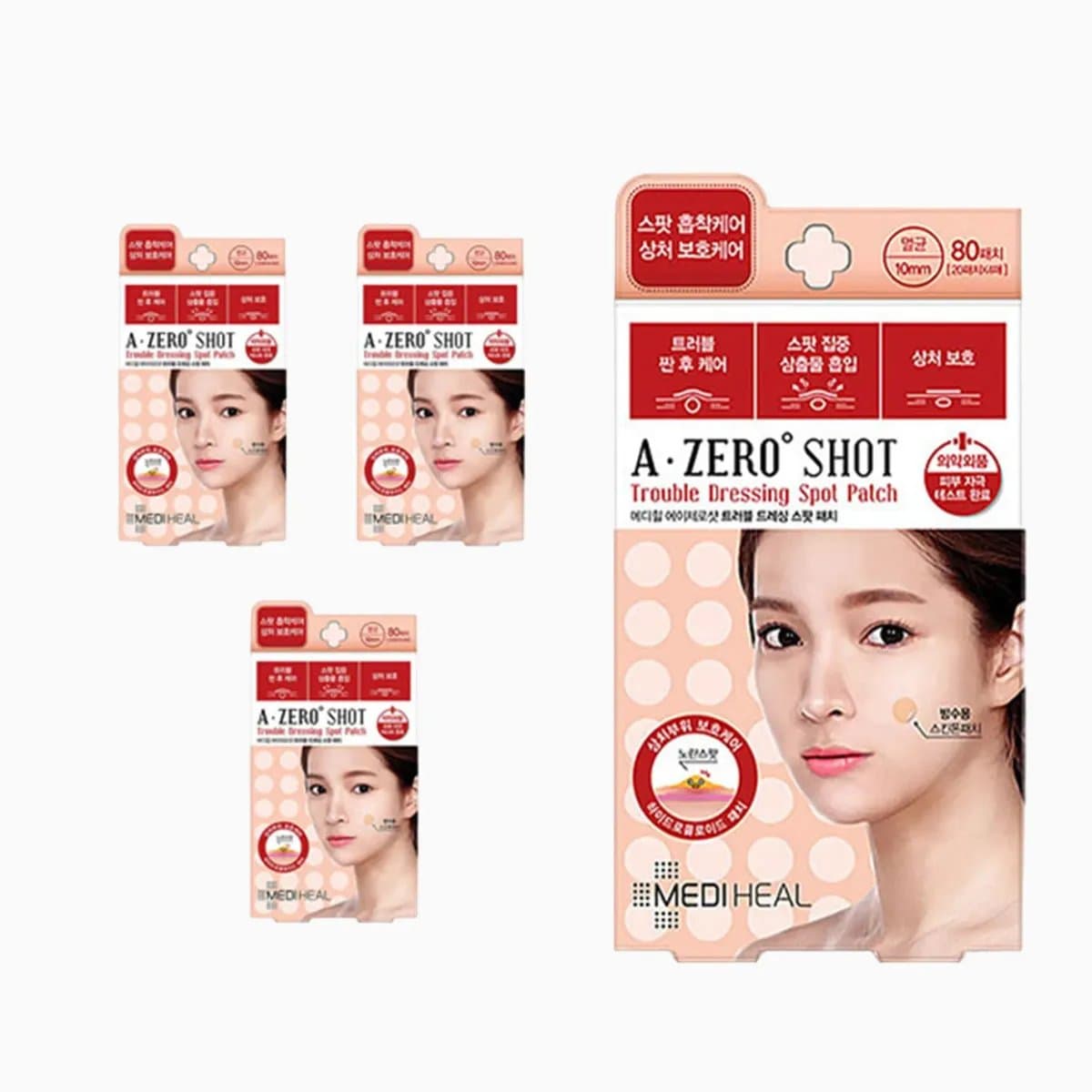 MEDIHEAL A-Zero Shot Skin Dressing Patch *4
