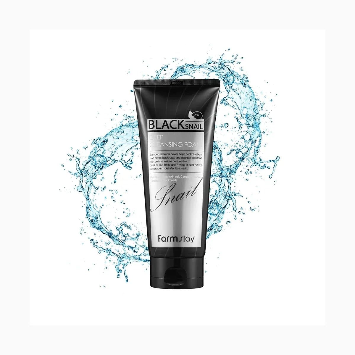 FARMSTAY BLACK SNAIL DEEP CLEANSING FOAM