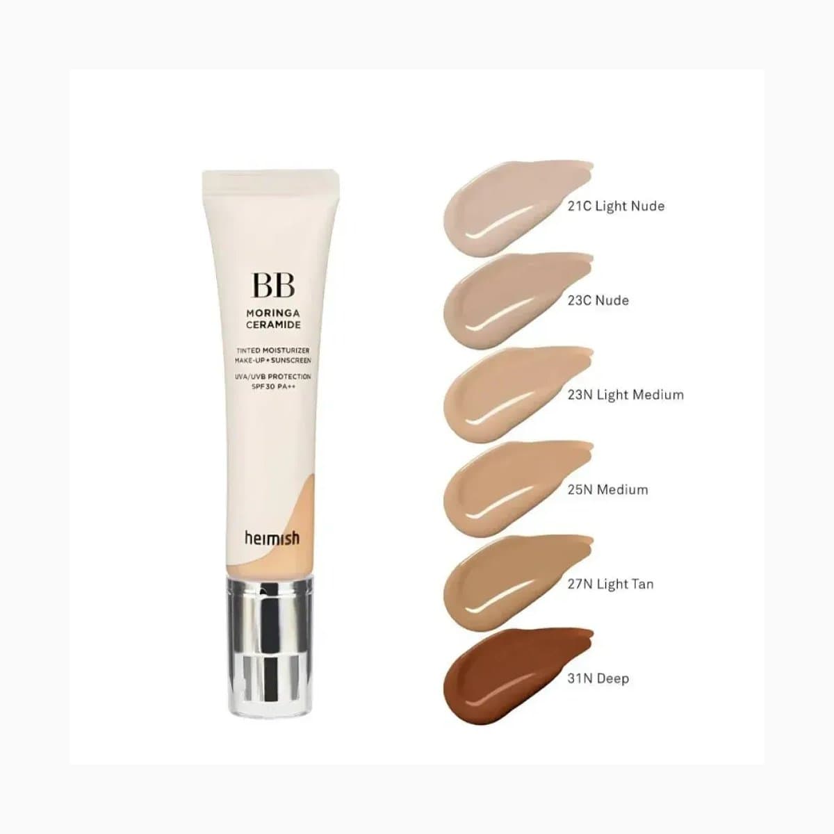 Moringa Ceramide BB Cream SPF 30 PA++23 Light Medium
