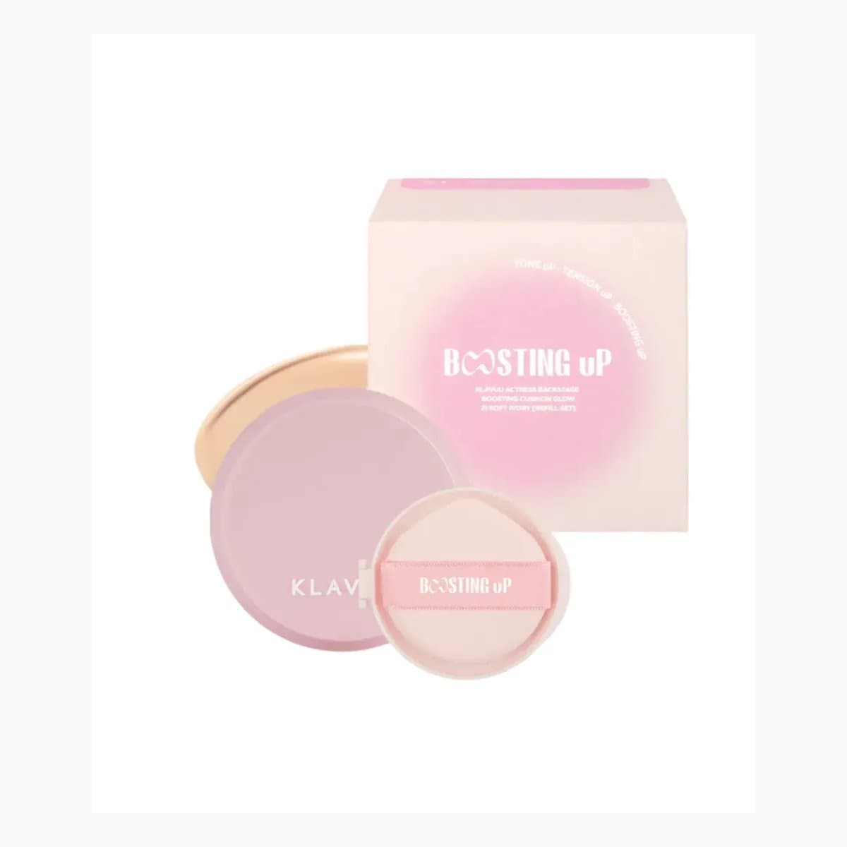 KLAVUU Actress Backstage Boosting Cushion Glow 23 Rich Ivory [REFILL SET]