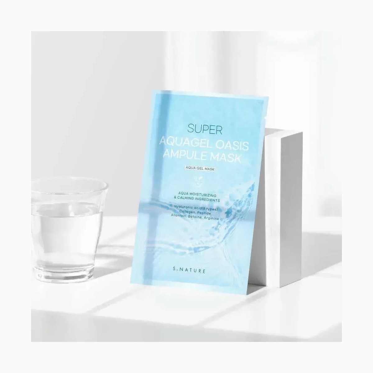 S.NATURE SUPER AQUAGEL OASIS AMPULE MASK 30ml (x5)