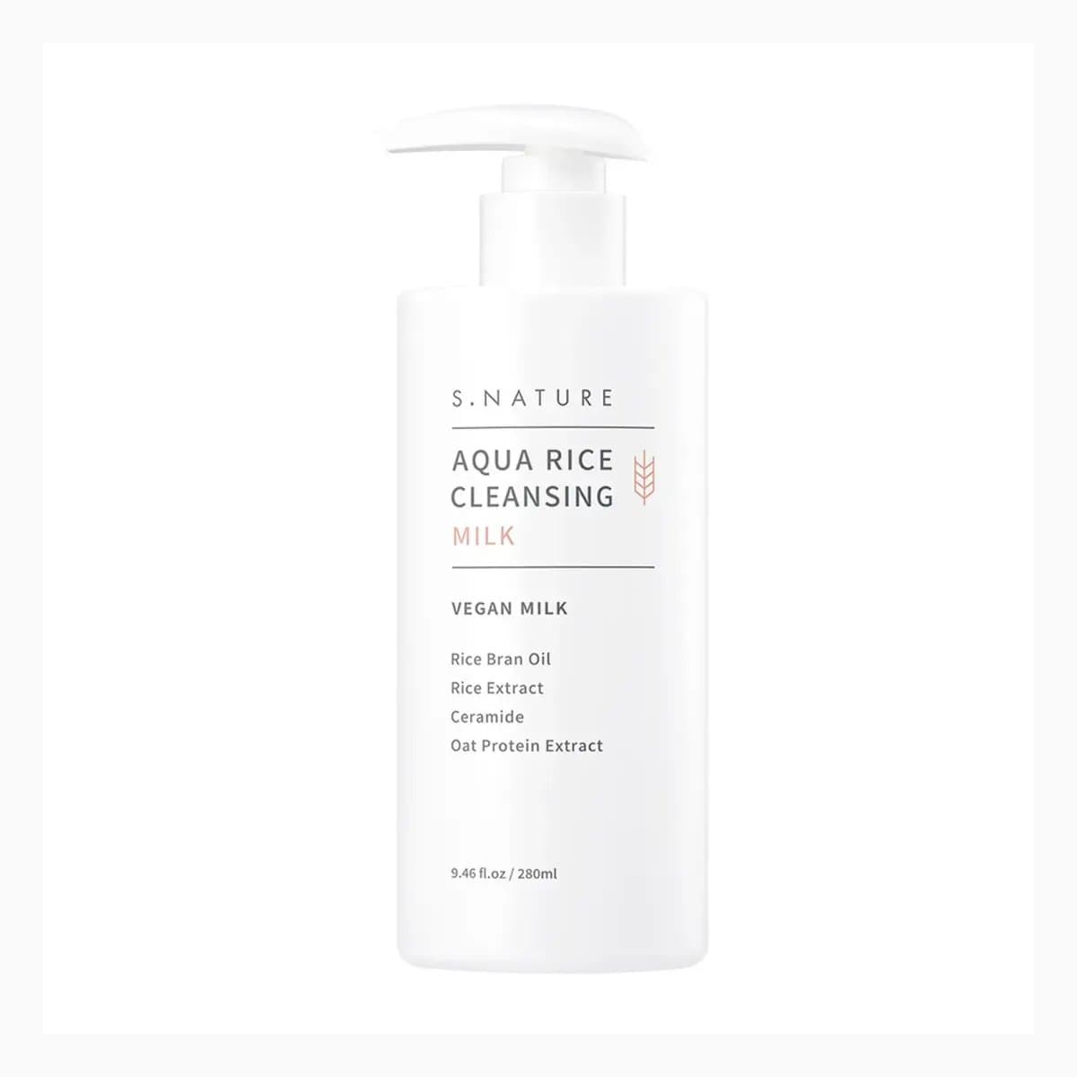 S.NATURE AQUA RICE CLEANSING MILK