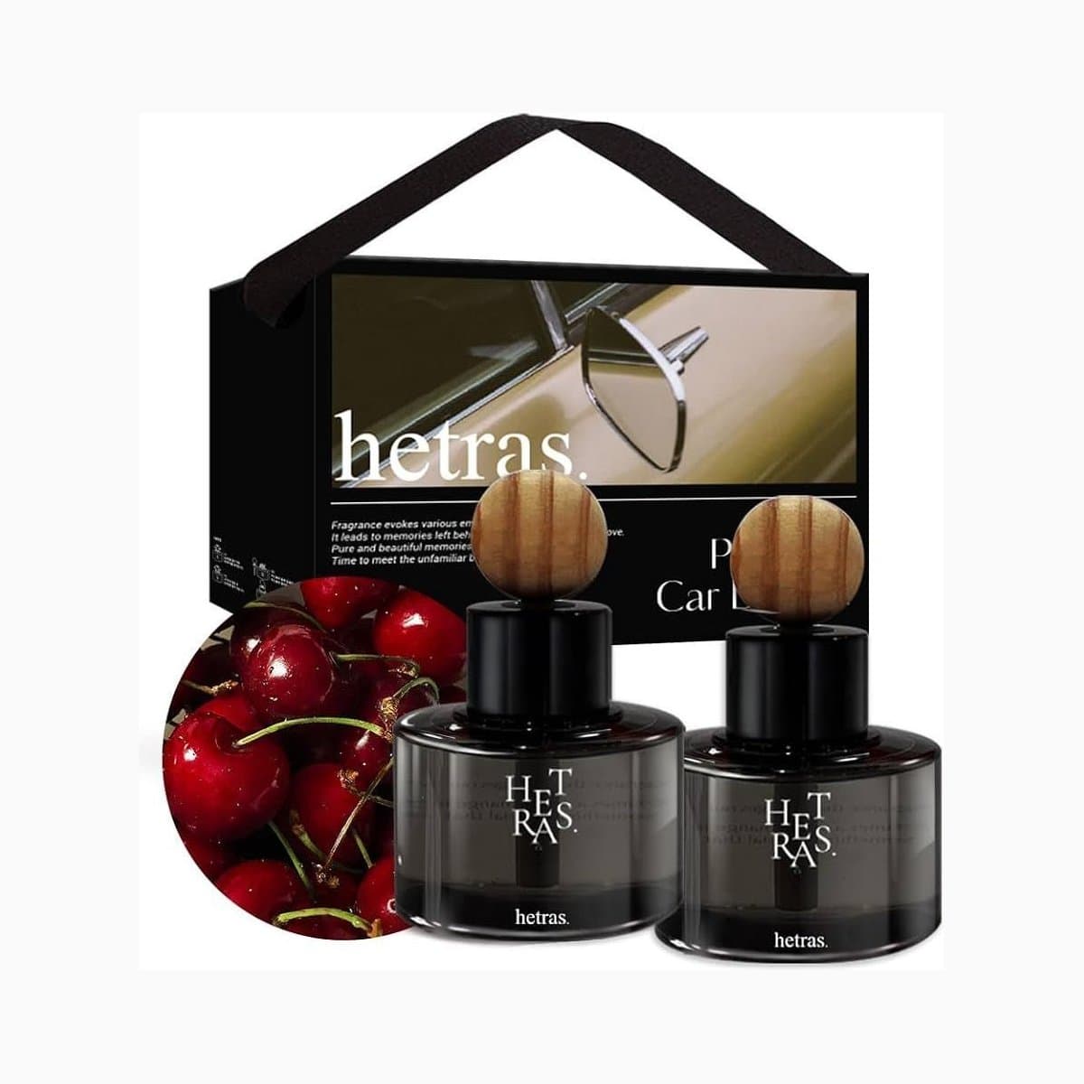 Premium Car Diffuser 2EA - Black Cherry