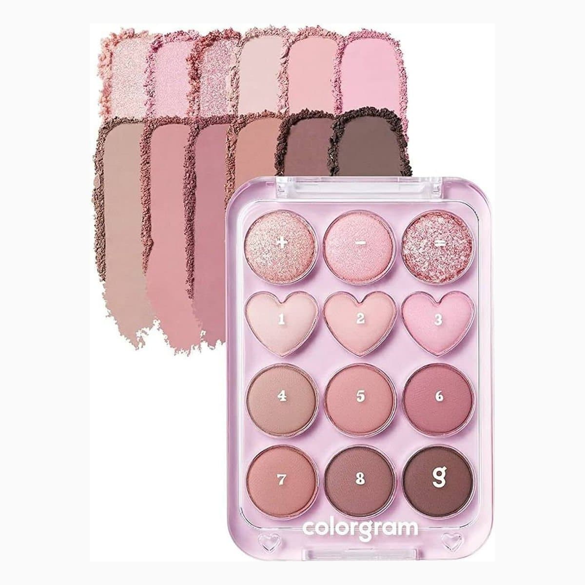 colorgram Pin Point Eyeshadow Palette 02 Pink + Mauve