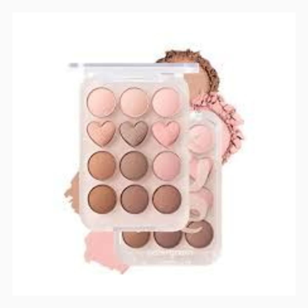 COLORGRAM PIN POINT EYESHADOW PALETTE 07 NUDE+GEEK=♥