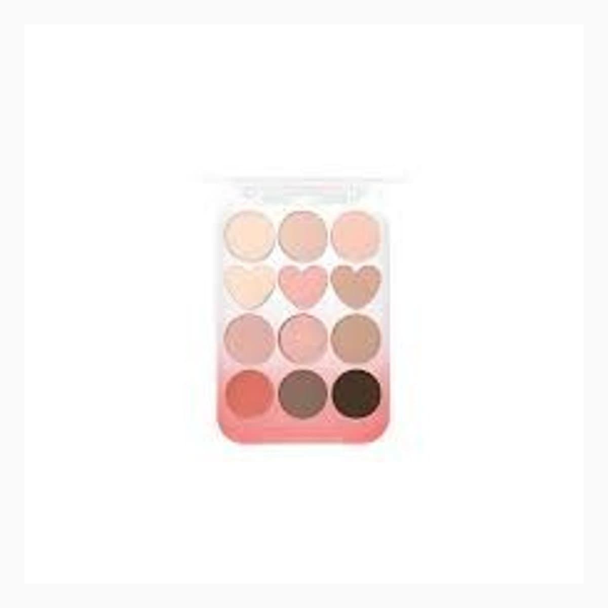 COLORGRAM PIN POINT EYESHADOW PALETTE 03 APRICOT+LIVELY=CORAL