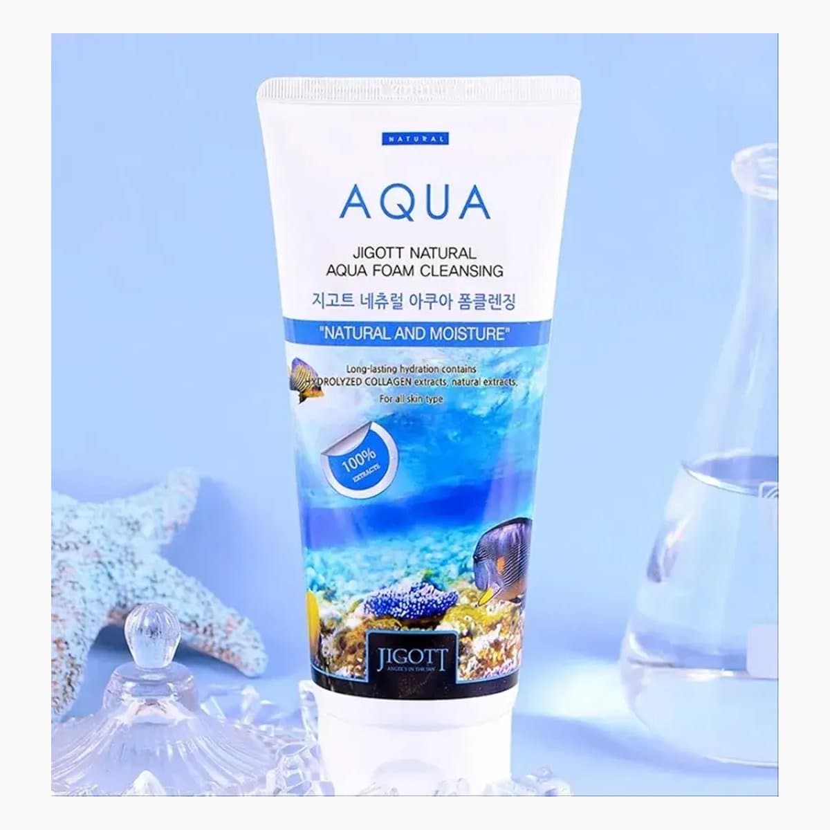 JIGOTT NATURAL AQUA FOAM CLEANSING